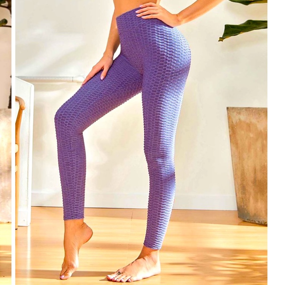 NWT! Activewear Leggings! High Waist! Textured! Stretch-Enhanced! Size XL